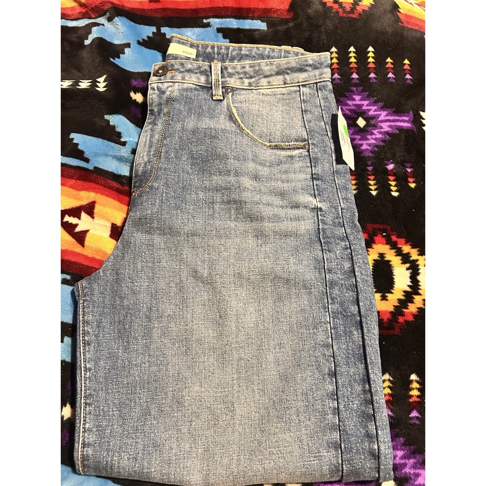 Edyson Jack Barrel Leg Jeans Women's Size 31 Blue High Rise Slouchy Denim